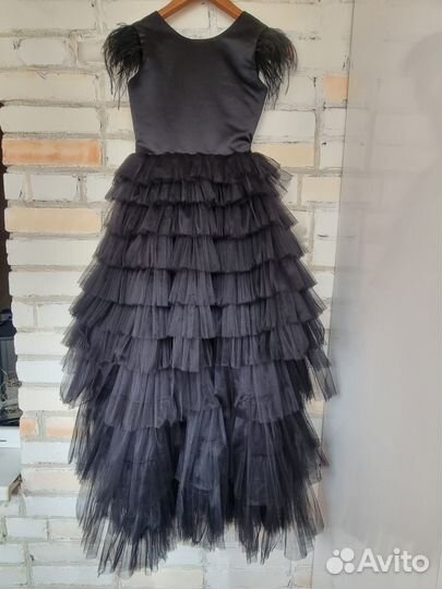 Платье нарядное 2в1 для девочки 146-152 (10-11лет)