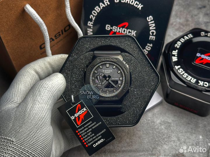 Сasio G-shock GM-2100 LUX Металлические Черные