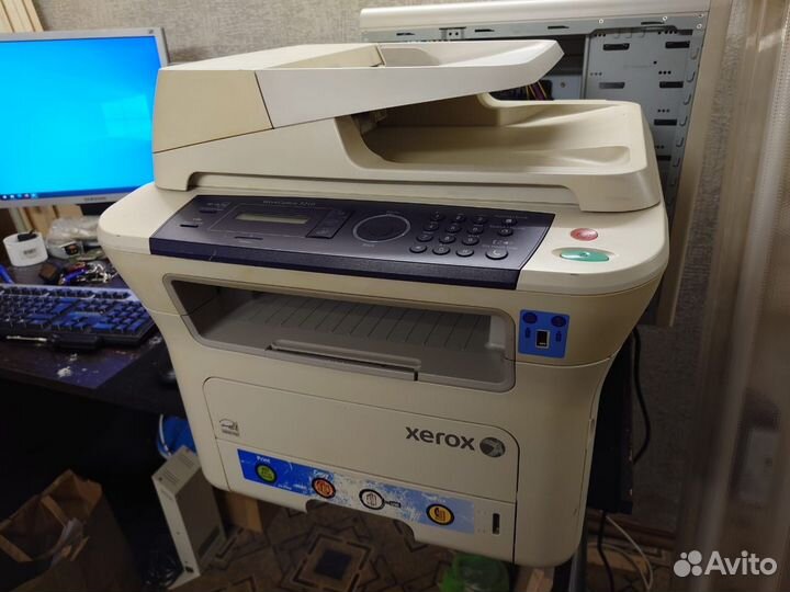 Мфу xerox wc 3210 сетевой, апд. Заправлен