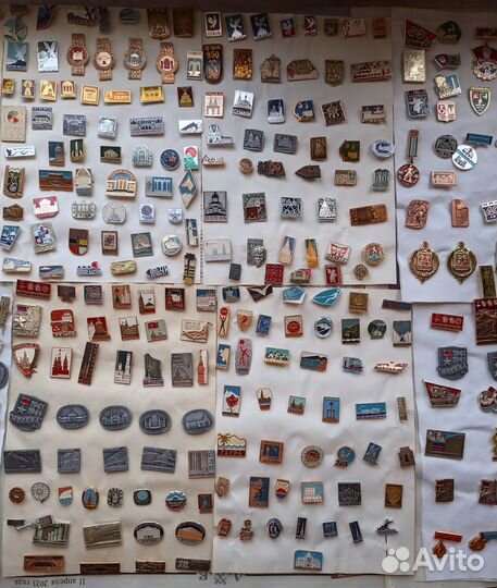 Коллекция значков города (за всё)