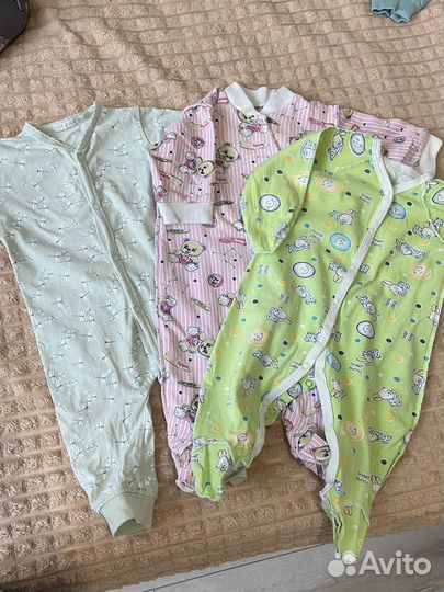 Вещи пакетом для девочки 56-74