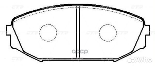 Старый номер ckho-13) Колодки тормозные GK0330