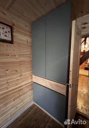 Шкаф Роджина 1 метр (крафт-графит)