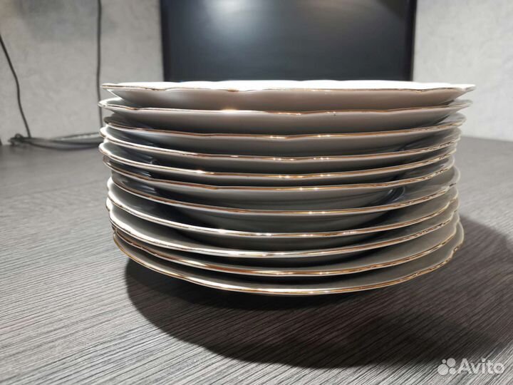 Фарфоровые тарелки kahla rose гдр