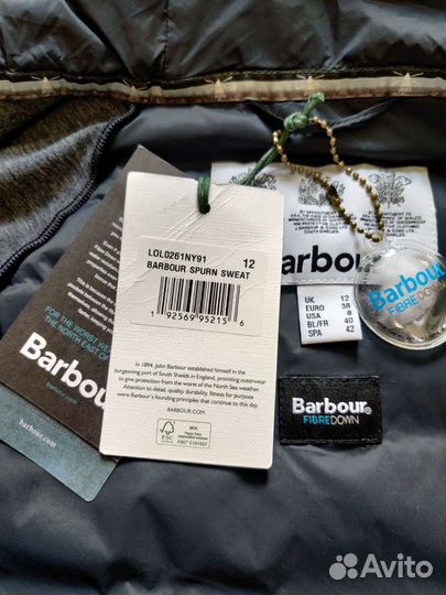 Куртка Barbour Spurn Sweat женская синяя