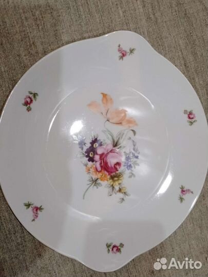 Чайник молочник тарелка мисейский букет чехия