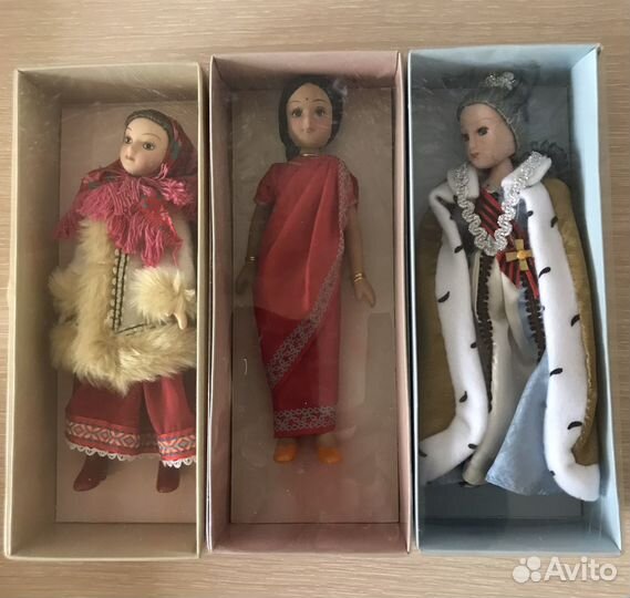 Фарфоровые куклы дамы эпохи