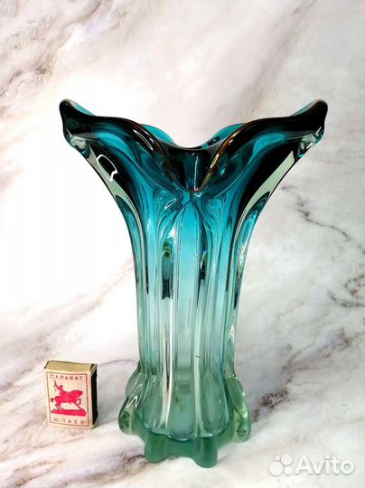 Ваза Богемия Чехословакия