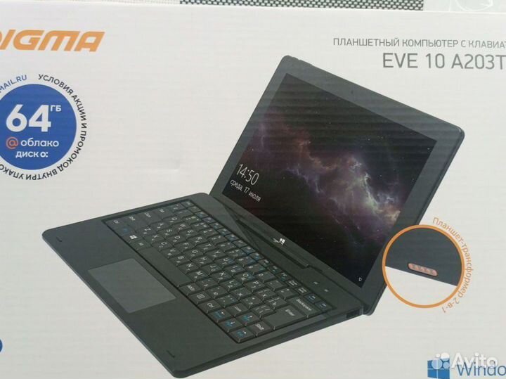 Планшетный компьютер digma EVE 10