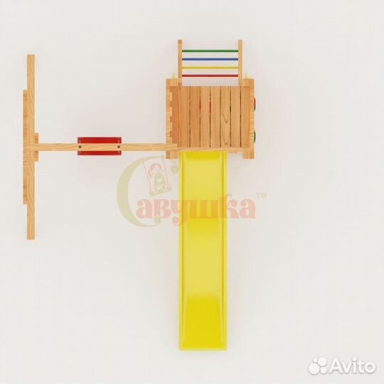 Детская площадка Савушка Мастер 6 с качелями