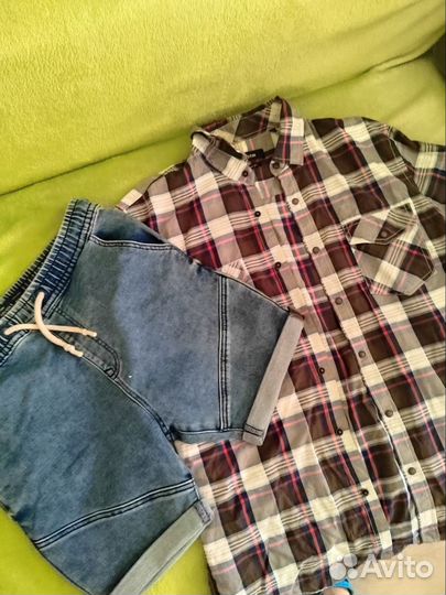 Шорты zara MAN, рубашка Ostin