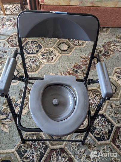 Стул туалет для инвалидов, костыли