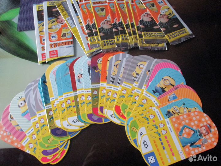 Карточки-миньоны Гадкий Я новые
