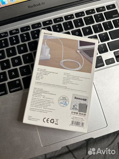 Кабель MacBook Baseus Type-C to L-shaped