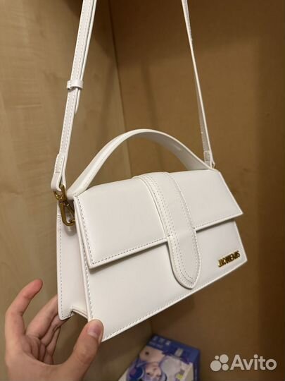 Сумка натуральная кожа jacquemus le grand bambino