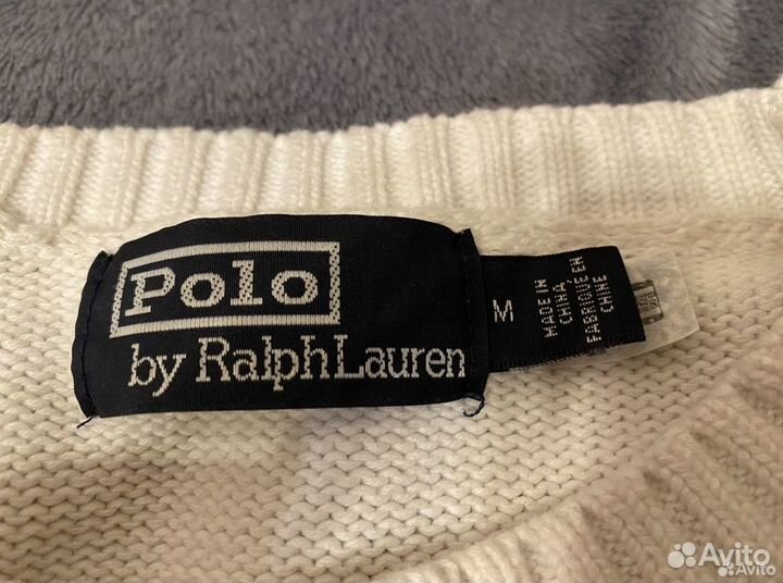 Polo ralph lauren bear свитер