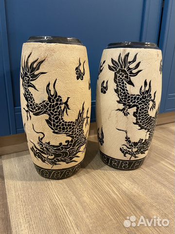 Вазы парные для цветов