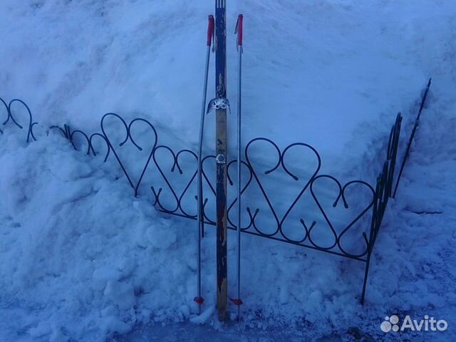 Лыжа деревянная 200 см 1 шт