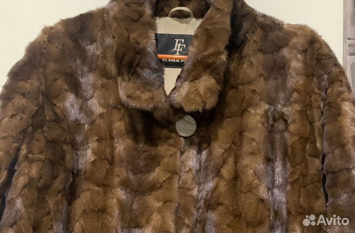 Шуба норковая из кусочков