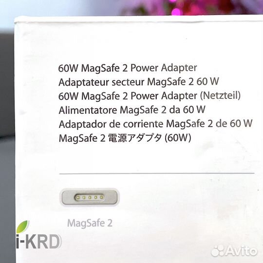 Оригинальный блок MagSafe 2 60W (мВидео, рестор)