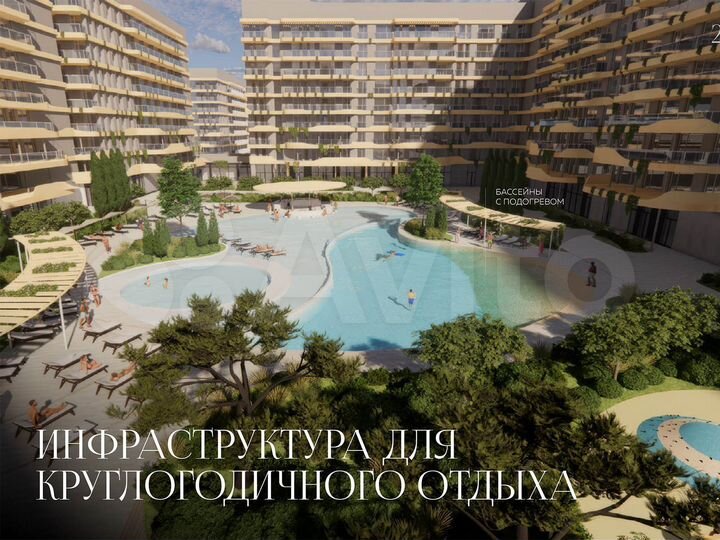 1-к. апартаменты, 33,2 м², 4/9 эт.