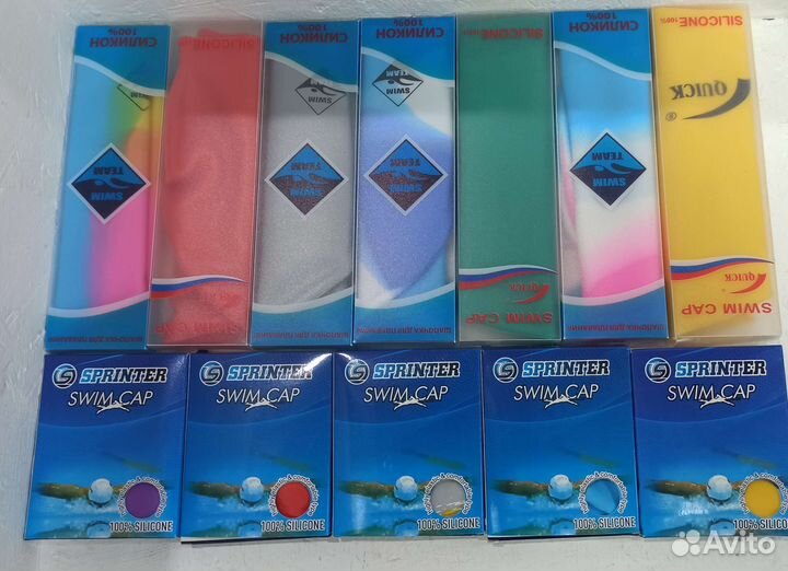 Новые шапочки для плавания