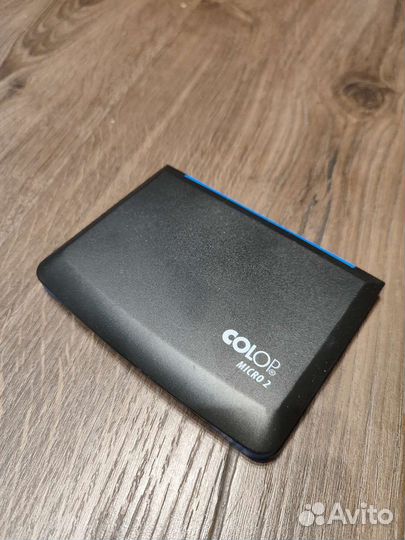 Штемпельная подушка синяя