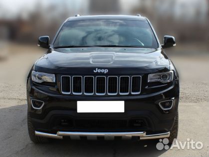 Дуга передняя с защитой Jeep Grand Cherokee