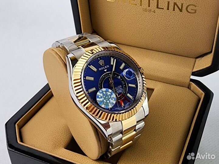 Часы Rolex sky dweller 41mm blue dial