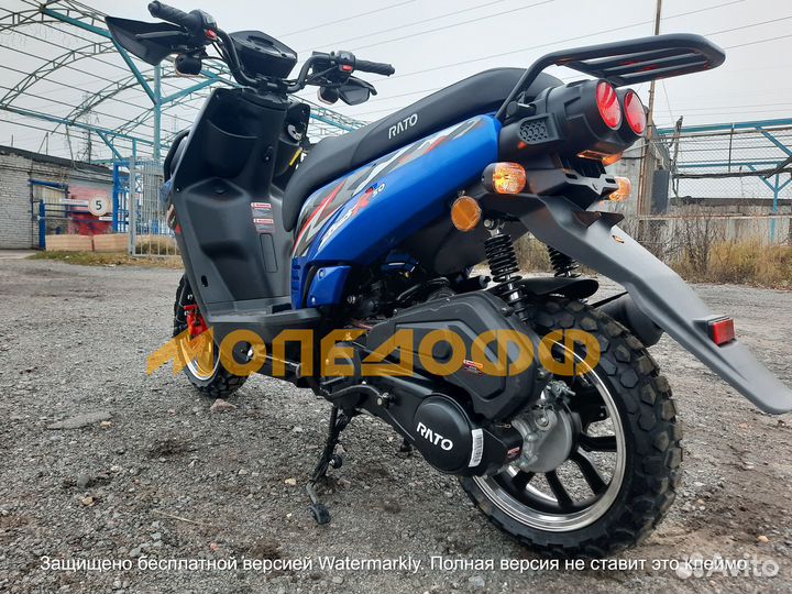 Скутер BWS 150 Bl USB R13 + шлем