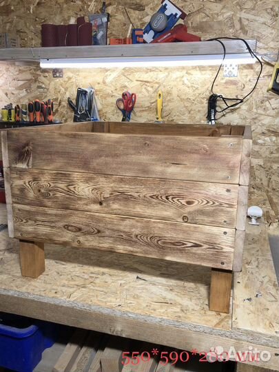 Вазоны для цветов из дерева