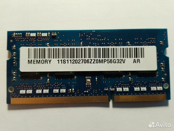 Оперативная память 4 GB DDR3L Hynix sodimm 1600