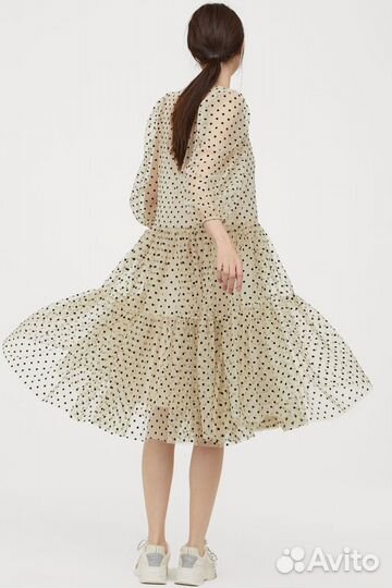 Платье H&M из тюля 44-46 бохо шик новое