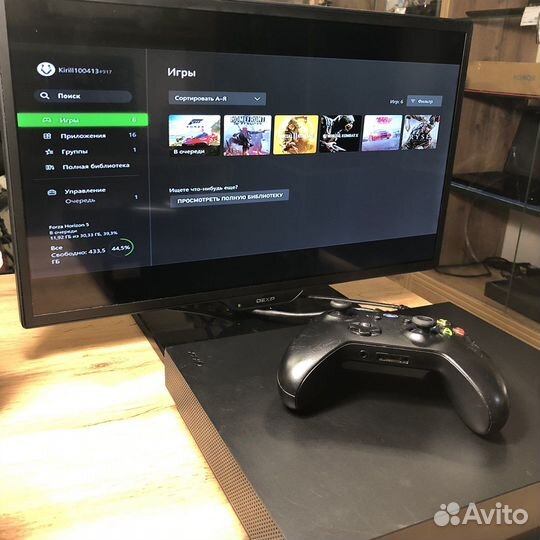 Xbox one X black