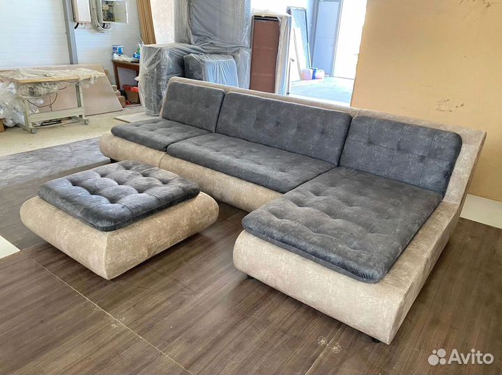 Большой диван / кухонный диван со спальным местом