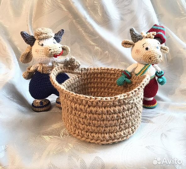 Корзинки из джута