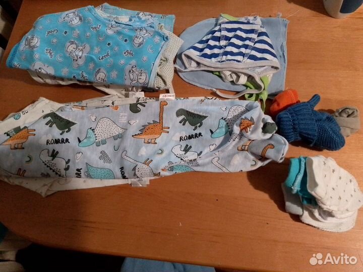 Вещи для мальчика 0-3 мес