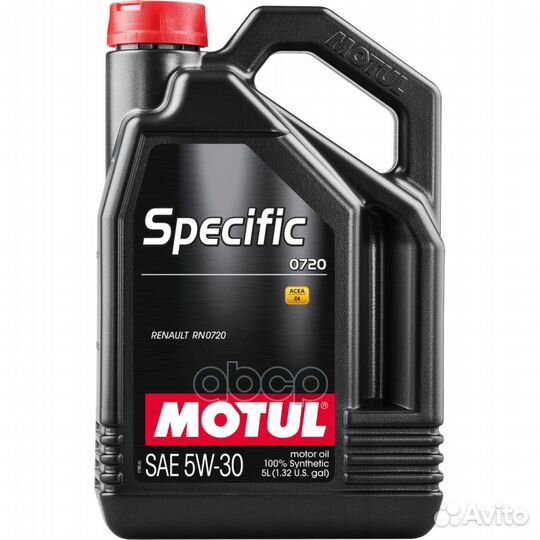 Масло моторное motul Specific 5w-30 RN 0720 С4