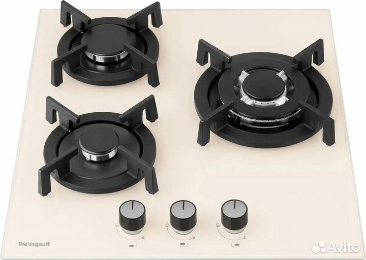 Газовая варочная поверхность Weissgauff HGG 451 be