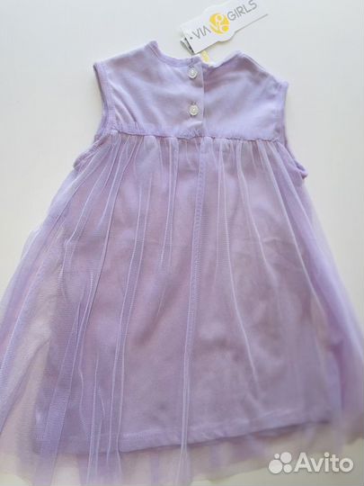 Новое детское нарядное платье 86-92