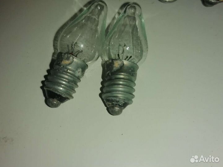 Лампочки для ёлочных гирлянд СССР ед-13,5-0,16