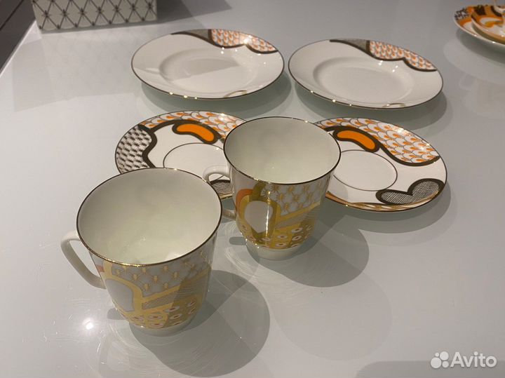 Императорский Фарфор Кофейный сервиз 3-х пр