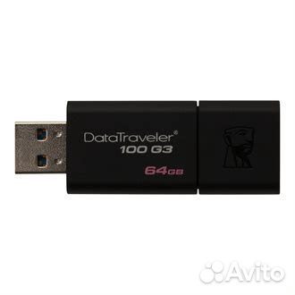 Флешка Kingston DataTraveler 100 G3 64 GB