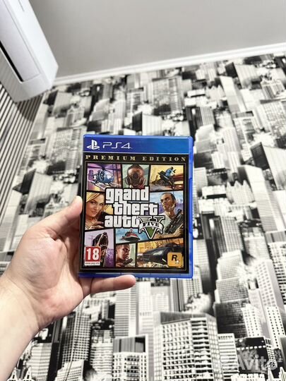 GTA 5 для ps4-5 Диск