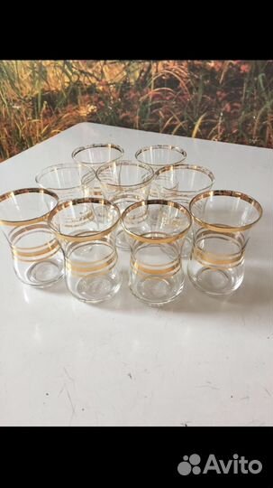 Стаканчики маленькие, восточные, 9 штук