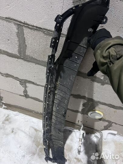 Накладка на задний бампер kia ceed