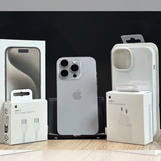 iPhone 15 Pro, 256 ГБ, SIM + eSIM
