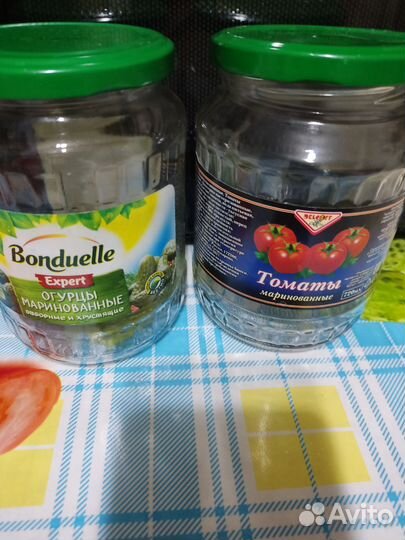 Стеклянные банки 0.5 л с закруткой