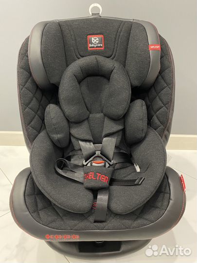 Детское Автокресло Baby Care Shelter цв.чер и сер