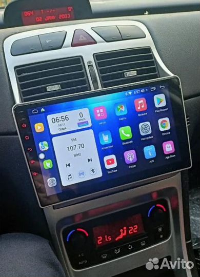 Магнитола Android Peugeot 307